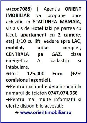 Statiunea Mamaia, Hotel Rex, 2 camere, gaze, mobilat, etaj 1, vanzari - imagine 14