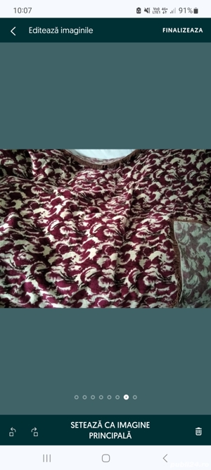 Cuvertura  groasa noua pat dublu, Lenjerii pat