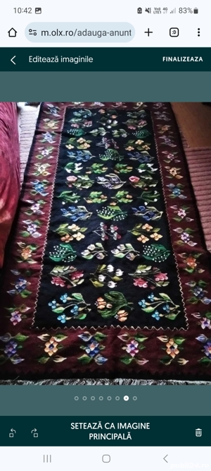 Covor tesut traditional nou stergare