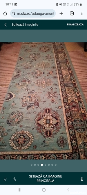 Covor tesut traditional nou stergare - imagine 5