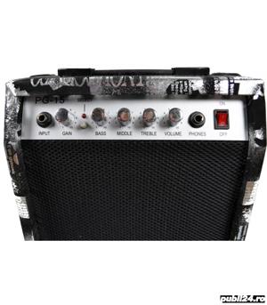 Set chitara electrica Flame TD163-1 ALB - imagine 6