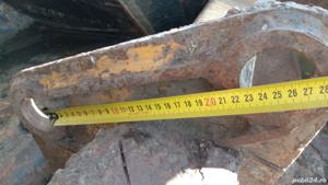 Cupa trapezoidala și cupa excavare 60 cm pentru excavator sau buldoexcavator  - imagine 2