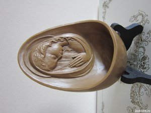 cadou rar Madonna Maria Holy Water vintage pt apa sfintita Germania'60 - imagine 2