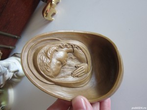 cadou rar Madonna Maria Holy Water vintage pt apa sfintita Germania'60 - imagine 4