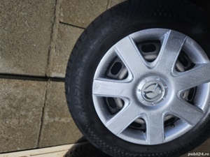 Jante Mazda 3 cu capace si cauciucuri. - imagine 3