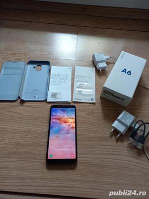 Telefon SAMSUNG GALAXY A6,ca NOU,ambalaj original,incarcator,Husa SILICON,ghid in romana,VIETNAM,LUX - imagine 3