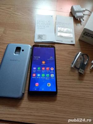 Telefon SAMSUNG GALAXY A6,ca NOU,ambalaj original,incarcator,Husa SILICON,ghid in romana,VIETNAM,LUX - imagine 8