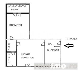 Apartament de vanzare 2 camere cu balcon zona Cedonia mobilat utilat - imagine 4