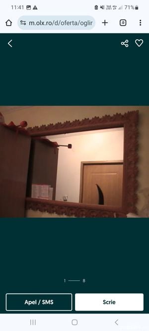 Dulap nou,pat, saltele.comoda,noptiera,oglinda - imagine 7