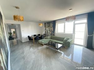 Penthouse de închiriat 3 camere, terasa 110mp, jacuzzi | Nord - imagine 6