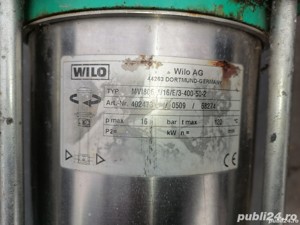 pompa de apa industriala  WILLO - imagine 2