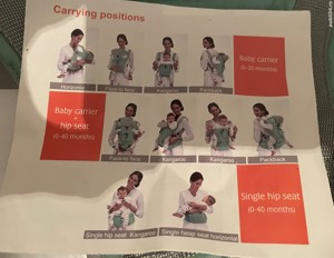 Ham Marsupiu bebe cu scaunel detasabil, Cute4Babies , 0-36 luni - imagine 4