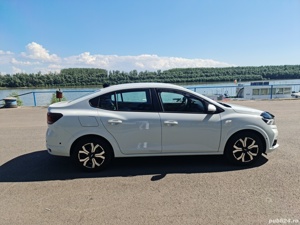 Vând Logan 3, Prestige Plus, (incalzire scaune față), culoare albă, benzină + gpl, 16.05. 2023.   - imagine 3