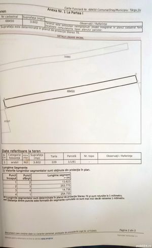 Teren extravilan 2 parcele UAT Tg-Jiu la nord de Bucureasa - imagine 3