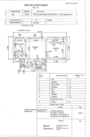 Apartament 2 camere Nord Cameliei - imagine 10