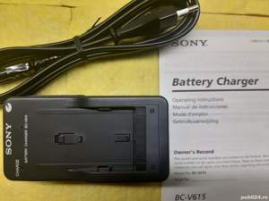 Charger Acumulatori Sony BC-V615 Nou AC charger for baterry - imagine 3