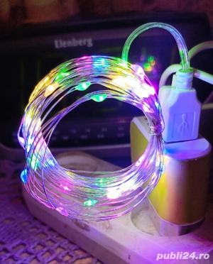 Instalatie multicolora - Led-uri tip SMD - 2m 5V (USB) - adusa din UK