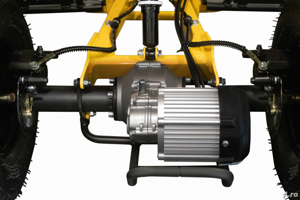 ATV electric NITRO EcoWarrior SPORT 1000W 48V 20Ah cu DIFERENTIAL, grafiti galben - imagine 8