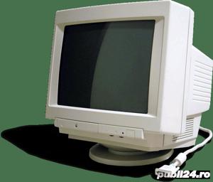 Monitor CRT cu TUB catodic PC Vechi Calculator Monitoare CRT Tub anii 2000 1990 - imagine 5