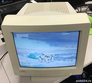 Monitor CRT cu TUB catodic PC Vechi Calculator Monitoare CRT Tub anii 2000 1990 - imagine 4
