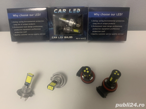 Set 2 becuri auto LED H7, H1, H11, 8000LM, 6000K, 90W - imagine 6