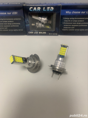 Set 2 becuri auto LED H7, H1, H11, 8000LM, 6000K, 90W - imagine 9