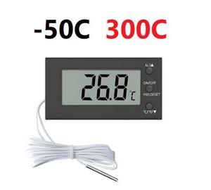 Termometru digital cu sonda -50C 300C, auto, aragaz, negru