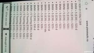 Placute frana BMW seria 5  ( E39 ) , ATE Ceramic , LD7089 , puntea fata - imagine 6