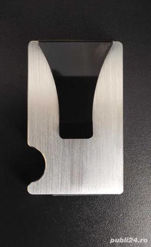 Portcard   portofel minimalist din aluminiu cu protectie RFID - imagine 8