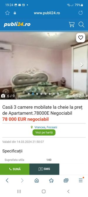 Vînd casa mobilată la cheie Focșani cartier Mîndrești - imagine 8