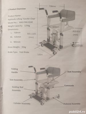 Scaun transfer hidraulic  - imagine 8