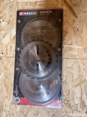 Parkside set 3 lame circular 40   60   80 dinti.