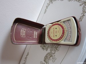 Zeiss Ikon Ikophot Selenium Exposure Light Meter original Germany'50 - imagine 5