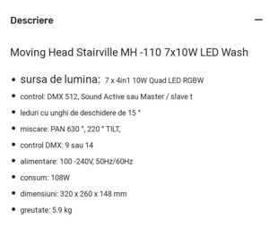 Moving head stairville - imagine 2