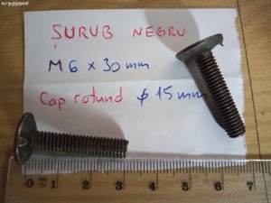 Surub montaj lemn gard M6 x 30 MM