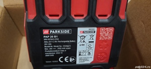 Baterie  lithium-ion Parkside 20V - 2 Ah  X 20 V Team  Nou ! - imagine 2