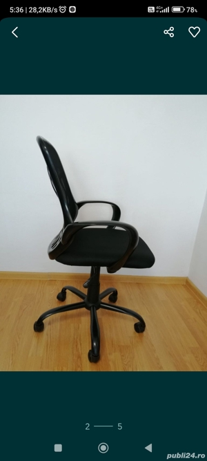 Vând  scaun de birou reglabil pe înălțime - imagine 5