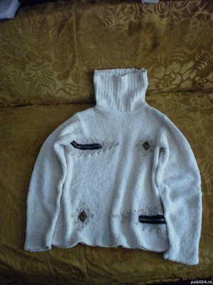 Pulovere diverse culori, masura 46 - 48 - imagine 3