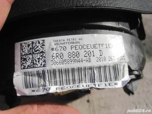 Airbag volan VW Golf 6 2009 2010 2011 2012 - imagine 4