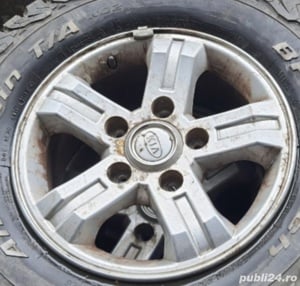 Set 4 jante aliaj Kia -Hyundai pe 16" aluminiu originale fara defecte