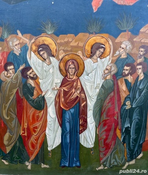 Tablou Icoana Inaltarea domnului pictura ulei de dimensiune mare 70x100cm - imagine 6