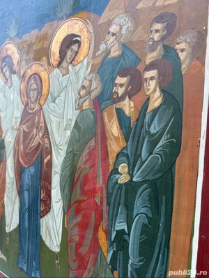 Tablou Icoana Inaltarea domnului pictura ulei de dimensiune mare 70x100cm - imagine 7