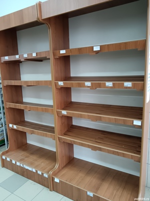 Vând mobilier magazin, rafturi, vitrină mezrluri, raft frigorific, vitrine sucuri duble simple - imagine 6
