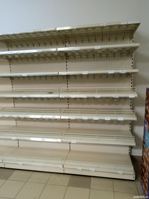 Vând mobilier magazin, rafturi, vitrină mezrluri, raft frigorific, vitrine sucuri duble simple - imagine 9