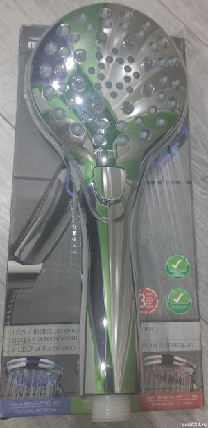 Para de dus, 3 moduri, Leduri RGB, Nou! - imagine 2