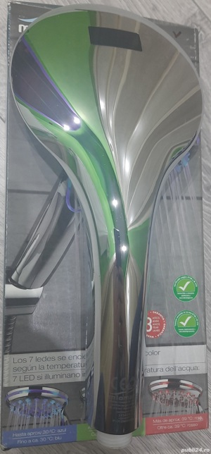 Para de dus, 3 moduri, Leduri RGB, Nou! - imagine 3