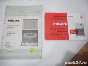 istorie: Philips EL3300 = primul casetofon din lume + prima caseta + accesorii, complet - imagine 8