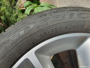 De vanzare Jante Aliaj OPEL + Anvelope 195x55xR16 - imagine 2