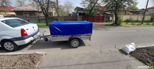 Remorca cu cadru si prelata 750