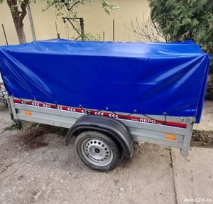 Remorca cu cadru si prelata 750